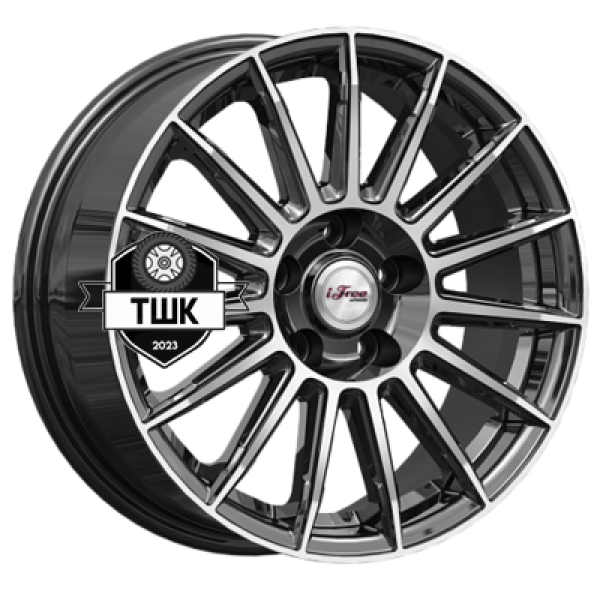 6,5x16/5x100 ET38 D57,1 Азур (КС1052) Блэк Джек