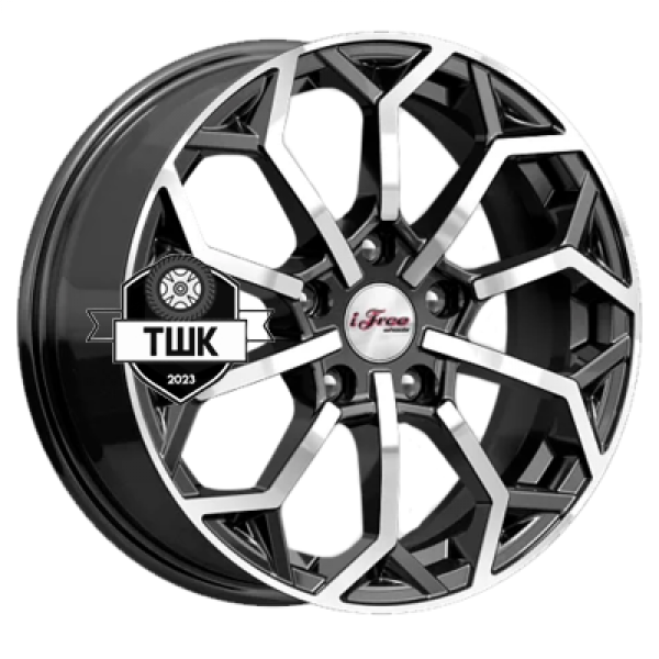 6,5x16/5x100 ET38 D67,1 Спейс-Нидл (КС1000) Блэк Джек