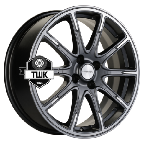 6,5x17/4x100 ET43 D60,1 KHW1707 (Lada Vesta Cross) Gray-FP